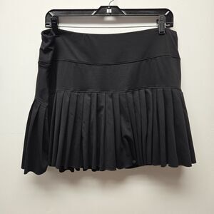 Kyodan Black Golf Tennis Pickleball Mini Skort Skirt Short Women’s Size XL Black